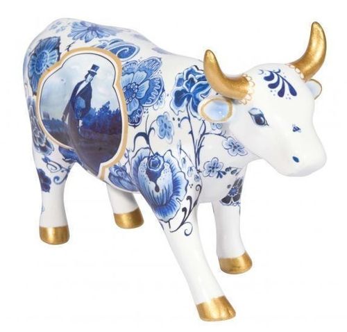 Blue Cow Bone China - Cowparade Kuh Medium