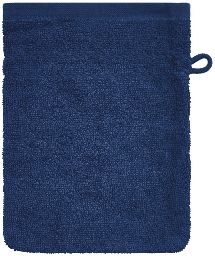 Dyckhoff Waschhandschuh 'Kristall' Marine - Blau 16 x 21 cm 0610310402