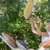 David Fussenegger Kissen gefüllt Silvretta 'Kleinmuster' 30 x 50 cm