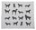 David Fussenegger Hundematte 'Silhouette' 70 x 80 cm Filz - Grau