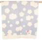 Preview: David Fussenegger Kinderdecke Mila 'Eisbär' mit Stick 100 x 150 cm Hellblau