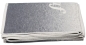 Preview: David Fussenegger Wohndecke Velvet 'Winterschlaf' 135 x 200 cm Grau