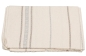 Preview: David Fussenegger Wohndecke Leinenmix Alba 'Bordüre' 140 x 200 cm