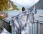 Preview: David Fussenegger Wohndecke Lima 'Pinselstriche' 140 x 200 cm