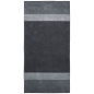 Preview: Dyckhoff Saunatuch 'Two-Tone Stripe' 100 x 200 cm Silber Farbe Grau