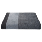 Preview: Dyckhoff Saunatuch 'Two-Tone Stripe' 100 x 200 cm Silber Farbe Grau