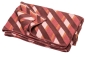 Preview: David Fussenegger Wohndecke Deco 'Diagonal' 130 x 200 cm Bordeaux- Rot