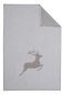 Preview: framsohn Geschirrtuch 'Hirsch Motiv' 50 x 75 cm