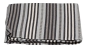 Preview: David Fussenegger Wohndecke Bett Divan Überwurf Nova 'Streifen' 145 x 220 cm Grau