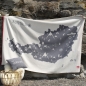 Preview: David Fussenegger Wohndecke Luca 'Austria' 140 x 200 cm Rohweiß