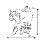 Preview: Rock'n Roll- Cowparade Kuh Medium