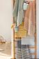 Preview: David Fussenegger Babydecke Waffelstruktur Mare 'Streifen' 70 x 90 cm