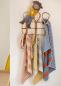 Preview: David Fussenegger Babydecke Juwel 'Streifen' 70 x 90 cm Altrosa