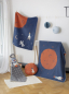 Preview: David Fussenegger Babydecke Juwel in der Puppe 'Astronaut' 70 x 90 cm Filz Mélé - Grau