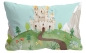 Preview: Biberna Renforcé Kinder - Bettwäsche "Ritterburg" 100 x 135 cm Pistaziengrün