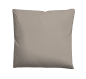 Preview: Biberna Linon Bettwäsche 'Uni' 135 x 200 cm Taupe
