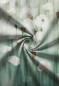 Preview: Biberna Feinbiber Bettwäsche 'Aquarellblumen' 135 x 200 cm Salbei