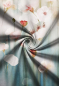 Preview: Biberna Feinbiber Bettwäsche 'Aquarellblumen' 135 x 200 cm Natur