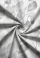 Preview: Biberna Feinbiber Bettwäsche 'Blätter' 135 x 200 cm Sturmgrau