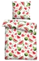 Preview: Castell Renforcé Bettwäsche 'Wassermelone' 135 x 200 cm Rot