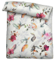 Preview: Biberna Tencel Bettwäsche 'Frühling' 135 x 200 cm Natur