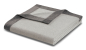 Preview: Biederlack Wohndecke aus recycelter Wolle 'Prado' 150 x 210 cm Grau