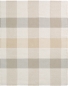 Preview: Biederlack Fransenplaid 'White Bouclé' 130 x 170 cm Natur