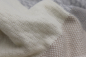 Preview: Biederlack Merino-Wolldecke 'Frame' 150 x 200 cm Beige
