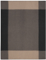 Preview: Biederlack Merino-Wolldecke 'Frame' 150 x 200 cm Braun