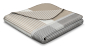 Preview: Biederlack Wohn- und Kuscheldecke 'Maze Stone' 150 x 200 cm Grau - Beige