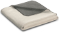 Preview: Biederlack Wohn- und Kuscheldecke 'Melange Doubleface' 150 x 200 cm - Mehrere Farben