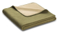 Preview: Biederlack Wohn- und Kuscheldecke 'Melange Doubleface' 150 x 200 cm - Mehrere Farben