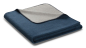 Preview: Biederlack Wohn- und Kuscheldecke 'Melange Doubleface' 150 x 200 cm - Mehrere Farben