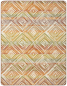 Preview: Biederlack Wohn- und Kuscheldecke 'Sunset Diamonds' 150 x 200 cm Bunt