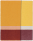 Preview: Biederlack Fransenplaid 'Great Sunset' 130 x 170 cm Orange