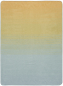 Preview: Biederlack Wohn- und Kuscheldecke 'Ocean Nuance' 150 x 200 cm Gelb - Blau