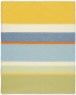 Preview: Biederlack Fransenplaid 'Fresh Stripe' 130 x 170 cm Bunt