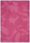 Preview: Biederlack Fransenplaid 'Florascence' 130 x 170 cm Pink