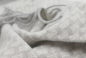 Preview: Biederlack Kaschmirplaid 'Vivo' 130 x 170 cm Hellgrau