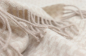 Preview: Biederlack Kaschmirplaid 'Vivo' 130 x 170 cm Beige