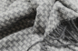 Preview: Biederlack Kaschmirplaid 'Vivo' 130 x 170 cm Anthrazit