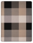 Preview: Biederlack Wohn- und Kuscheldecke 'Alp Square' 150 x 200 cm Braun