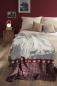 Preview: Biederlack Wohn- und Kuscheldecke 'Alp View' 150 x 200 cm Hellgrau