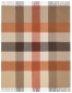 Preview: Biederlack Fransenplaid 'Desire' 130 x 170 cm Camel