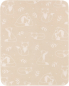 Preview: Biederlack Babydecke 'Little Foxes' 75 x 100 cm Beige