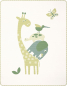 Preview: Biederlack Babydecke 'Friends' 75 x 100 cm Grün