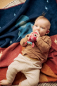 Preview: Biederlack Babydecke 'Little Rocket' 75 x 100 cm Blau