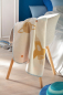 Preview: Biederlack Babydecke 'Orbit' 75 x 100 cm Natur