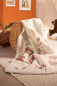Preview: Biederlack Babydecke 'Wild Flowers' 75 x 100 cm Rohweiß