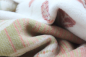 Preview: Biederlack Babydecke 'Wild Flowers' 75 x 100 cm Rohweiß